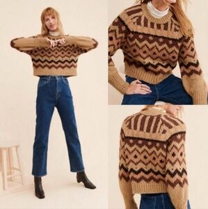 Anthropologie Geo Pullover SweaterSize XS.